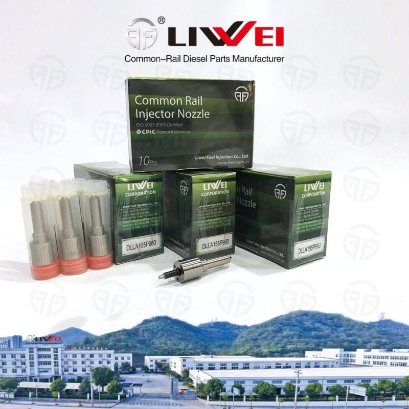 Liwei Brand Fuel Nozzle Dlla 142p 933 Dlla 142p933 for Common Rail Diesel Injector 095000-6290