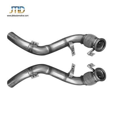 304 Stainless Steel Catless Exhaust Downpipe for BMW X5m F85 X6m F86