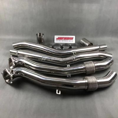 Jagrow Exhaust Downpipe for Audi S6 S7 RS6 RS7 C7 4G 4.0t Downpipe