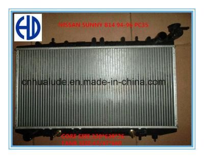 Aluminum Plastic Auto Radiator for Sunny B14