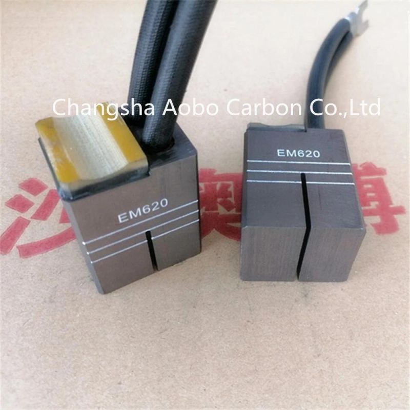 manufacturering good quality graphite carbon brush EM620