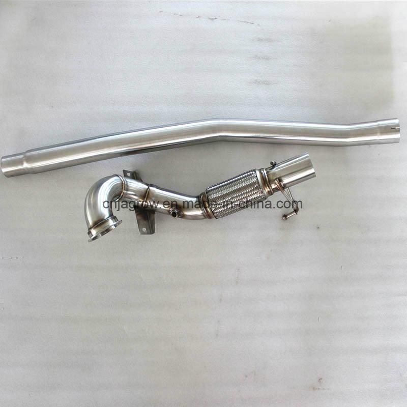 VW Golf Mk7 2.0t Skoda Octavia 1.8tsi Audi S3 Quattro 2.0t Catless Exhaust Downpipe Steel Pipe