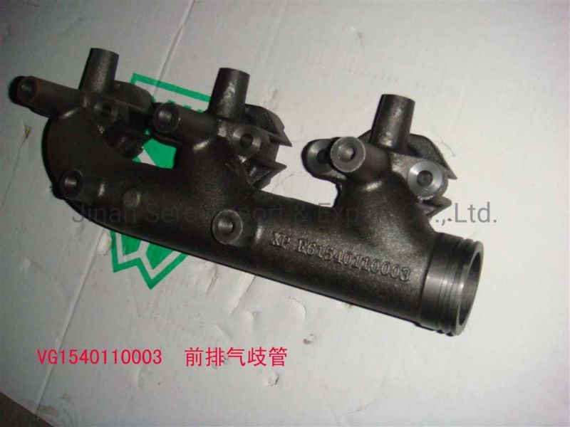 Original Exhaust Manifold Vg1540110003 for Sinotruk HOWO Truck Diesel Engine Spare Auto Spare Parts Accessories