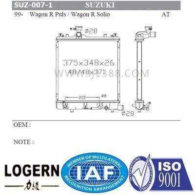 Auto Radiator for Suzuki Wagon R Puls/Wagon R Solio&prime;99- at