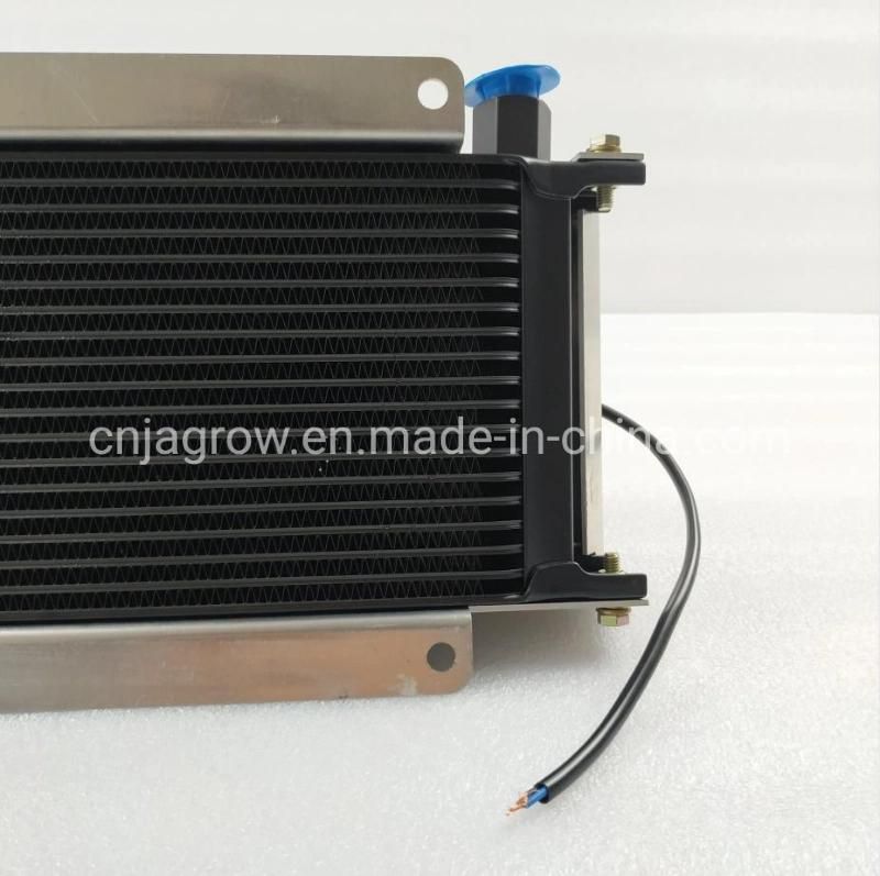High Performence Hot Sale Derale Style Oil Cooler with Fan