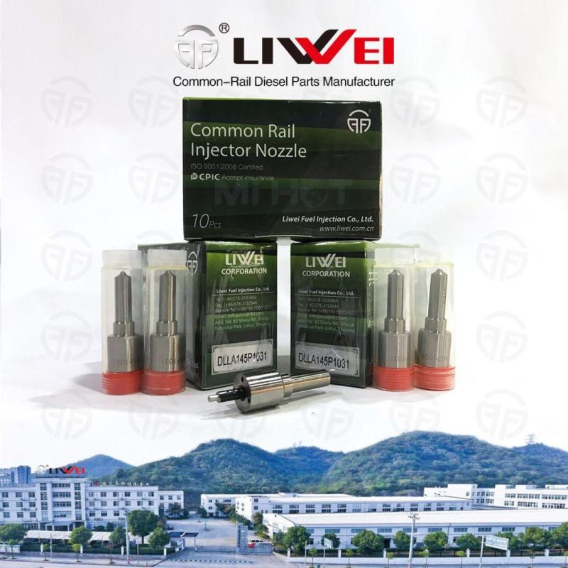 Liwei Brand Nozzle Dlla 152p 1071 Dlla 152p1071 for Common Rail Diesel Injector Isuzu Dmax 2.5 Std