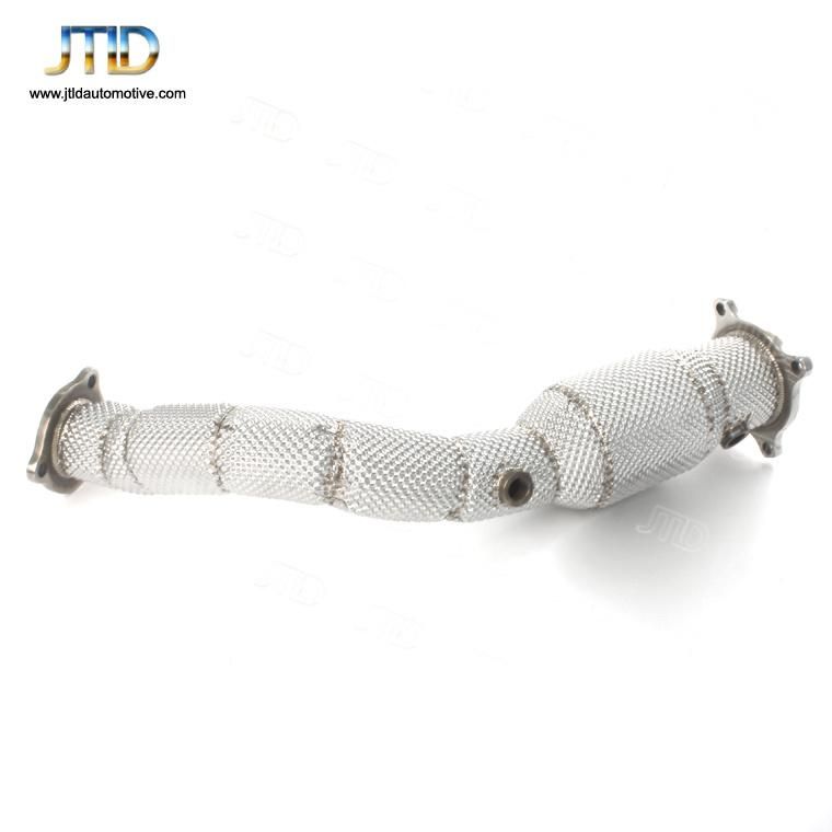 304 Ss Heatshielded Exhaust Downpipe with Cat for Audi A4 B8