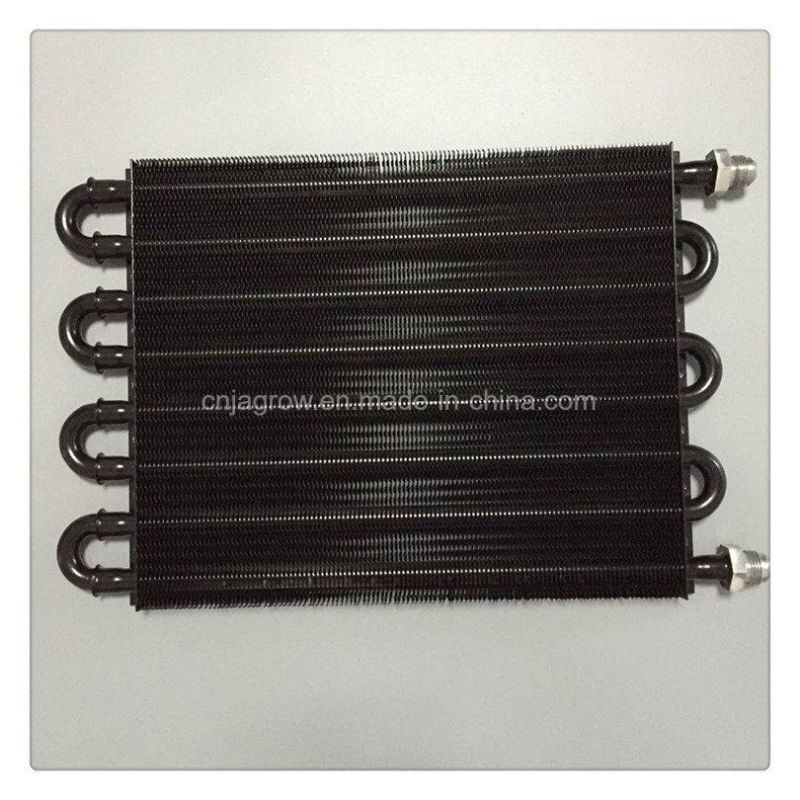 Aluminum Engine Transmission Oil Cooler Tube and Fin Type with 8an Fittings