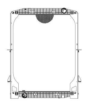 HD Truck Radiator for Iveco Eurostar 92~95 OEM: 500326345, 61971A