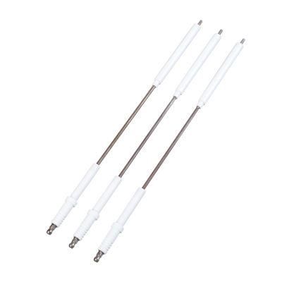 Glazed 95% Al2O3 Alumina Ceramic Spark Rod Stove Electrode Igniter