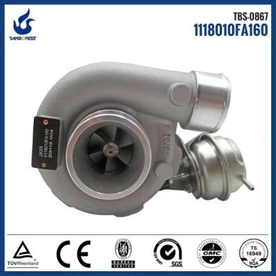JAC JK55 HFC4DA1-2C 108200FA160 1118010FA160 turbocharger