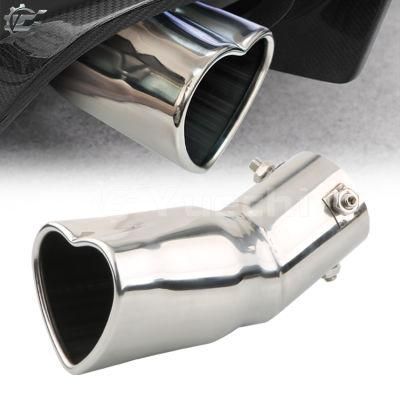 Auto Parts Exhaust Tips Muffler Heart Shape Exhaust Tips
