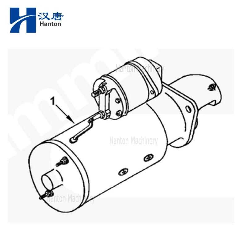 Cummins starter motor 3354258 3916854 for engine 6BT