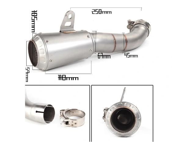 Great Offer Gp Motorcycle Exhaust for YAMAHA R3 2015-2019 Motorcycle Exhaust Muffler for YAMAHA Mt03 / R25 Engine Exhaust