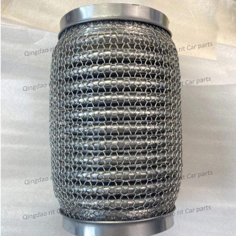 Outer Wire Mesh Exhaust Flex Pipe 2.5inch