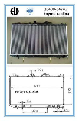 High Quality Aluminum Auto Radiator for Toyota