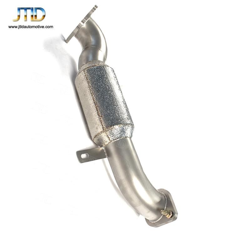 Heatshield Exhaust Downpipe with High Flow Cat for Cadillac CT6 2.0