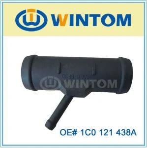 New VW Beetle 1.8L Radiator Coolant Distribution Tee Genuine 1c0 121 438A Water Flange