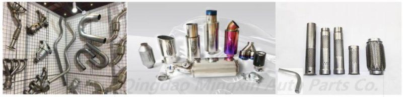 High Quality Stainless Steel in Titanium Plated Exhaust Muffler for Hks