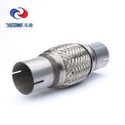 Exhaust Muffler Stainless Steel Flex Pipe with Nipple Single