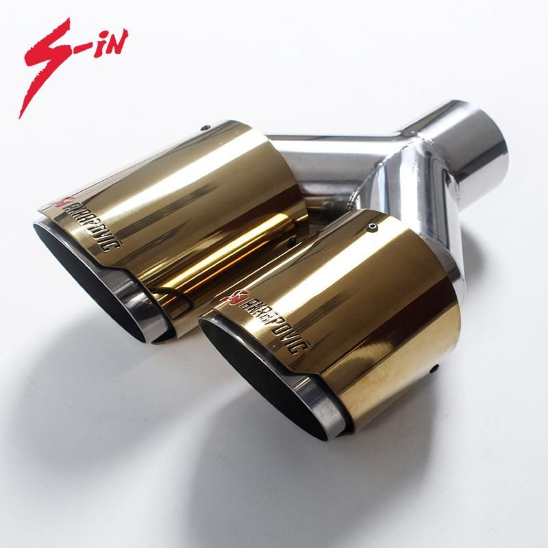 Best Selling SS304 Stainless Steel LED Lights Effect Exhaust Tips