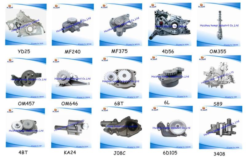 Excavator Parts Oil Pump for Honda Accord CRV 2.0 Toyota/Mazda/Suzuki/Yanmar/Kubota/Daihatsu/Doosan