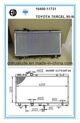Aluminum Brazed Auto Radiator for Toyota Tercel