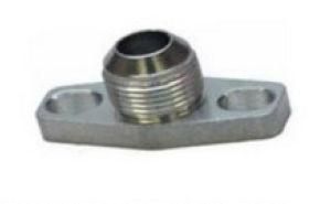 CNC Machined Aluminium Oil Return Flange for Turbo