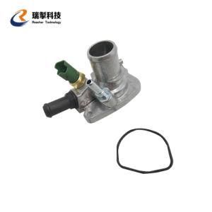 Aluminum Coolant Thermostat with Sensor for Cooling System