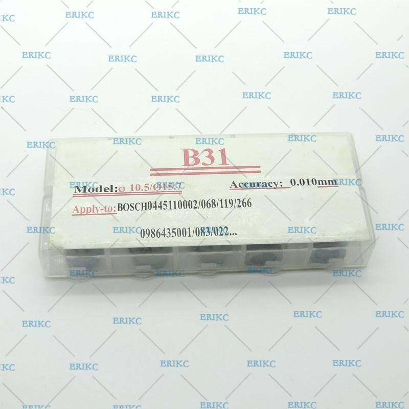 Erikc B31 Diesel Injector Washer and Fuel Injection Shim Kits, Different Types of Gasket Size: 1.20mm--1.29mm