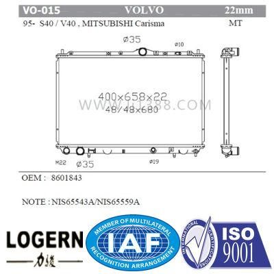 Auto Radiator for Volvo 95- S40/V40/Mitsubishi Carisma/Mt