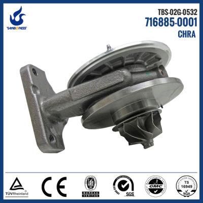 Turbocharger Chra turbo cartridge for Volkswagen Touareg 2.5 TDI BAC 716885-0001 716885-0002 turbo
