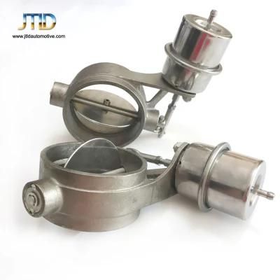 Normally Open 2.5inch Titanium Alloy Exhaust Control Valve with Vacuum Actuator Cutout Pipe