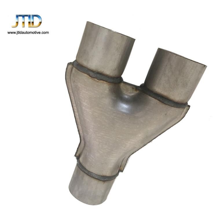Exhaust Connectortip Dual 2.5 Inch Inlet 3 Inch Dual Outlet Pipe Exhaust Y Pipe