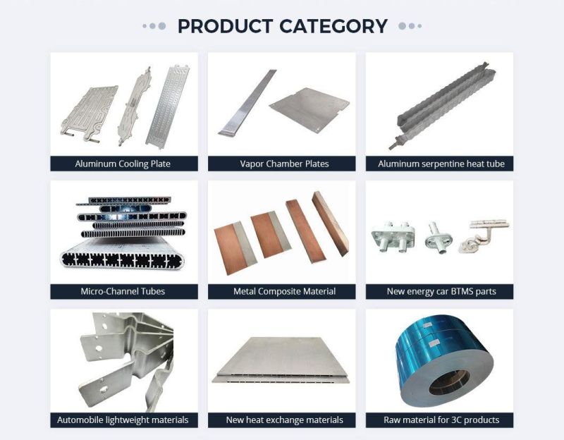 Long Lifetime Aluminum Liquid Cooling Plate for New Energy Automobile