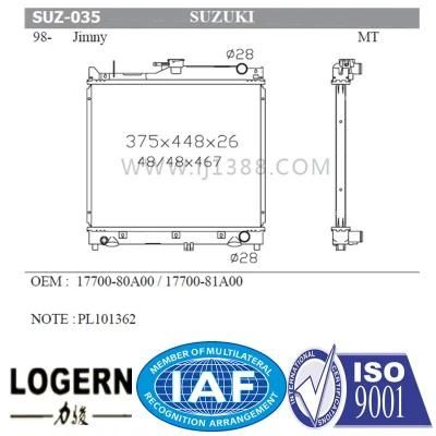 1998 Suzuki Jimny Auto Radiator for Engine Cooling System Mt