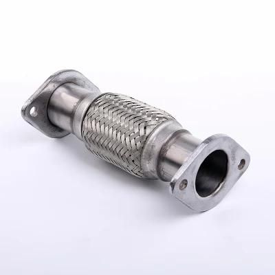 Auto Flexible Metal Flange Exhaust Pipe Stainless Steel 304 Bellows