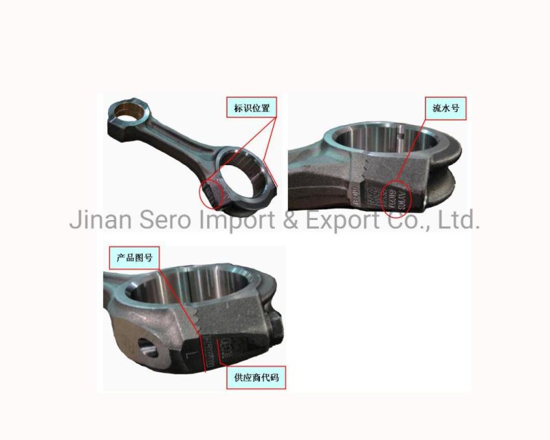 Sinotruk HOWO 371 Truck Spare Auto Parts Engine Parts Connecting Rod Assembly 161500030009 161500030009m 161500030009L