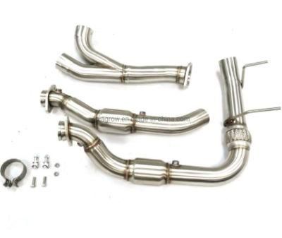 Performance Exhaust Turbo Down Pipe 15-19 Ford Mustang Ecoboost 3.0 V-Band Downpipe