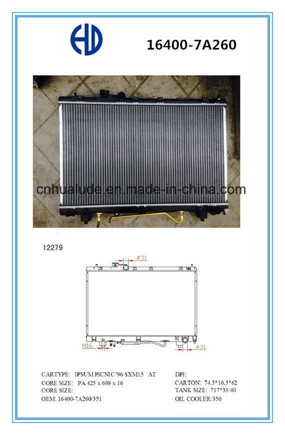 Car Radiator for Toyota Ipsum