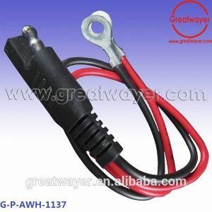 14 AWG 2 Pole Adapter Ring Terminal Trailer Wiring Harness