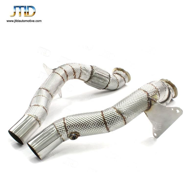 China Factory Price Exhaust Downpipe with Heat Shield for Ferrari 488