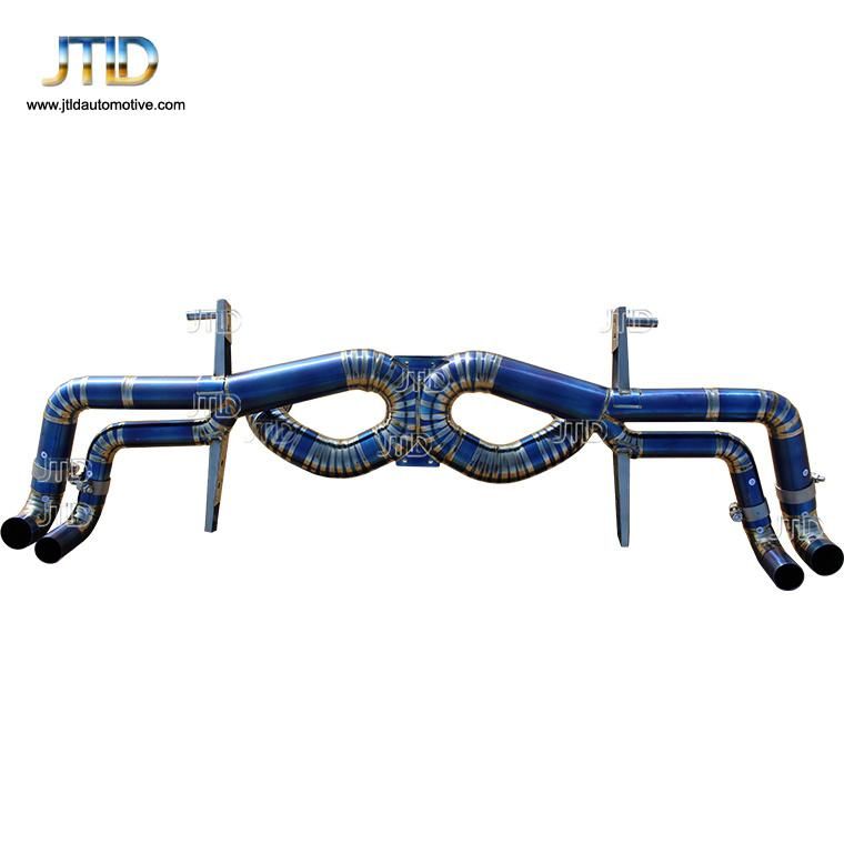 High Performance Titanium Exhaust System Straight Pipe Design Exhaust for Lamborghini Huracan Lp610