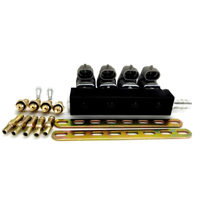 Llano Grey Lig1s Injector Rail for Multi-Cylinder Engine