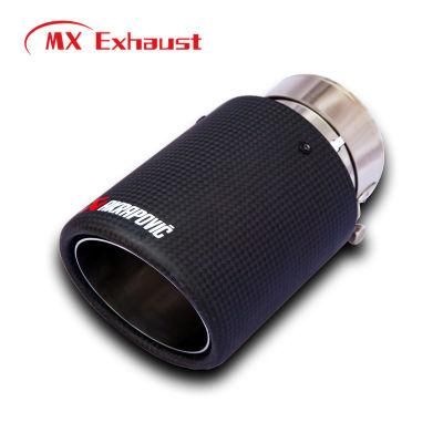 Hot Sales Universal Carbon Fiber Exhaust Tail/Tip Pipe Exhaust Pipes