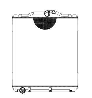 HD Truck Radiator for Fuso Super Great 96~02 OEM: Me293116