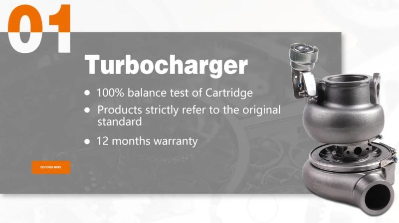 High Performance T3 V-Band Turbocharger Ar. 63 Gtx3582r with Ball Bearing