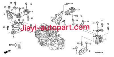 Engine Parts for Honda Like Engine Mounting 50820-Sva-A05 (A4530) , 50880-Sna-A81, 50890-Sna-A81, 50850-Sna-A82 for Honda Civic 2006-2011 Assy (AT)