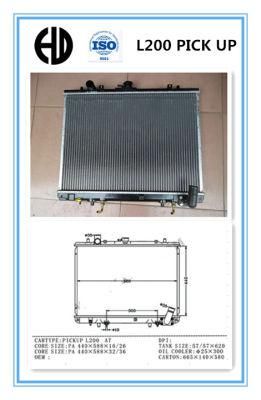 Aluminum Auto Radiator (pick up L200)
