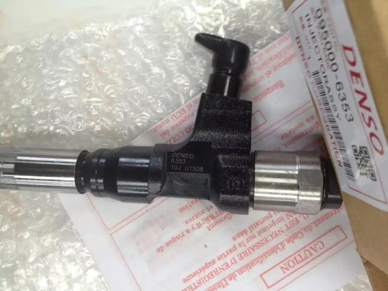 Denso Injectors 095000-6353/095000-6350 Kobelco Sk200-8 Sk210-8 Excavator Hino J05e